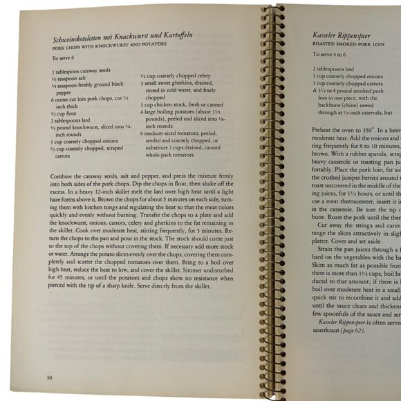 Time Life Foods of the World The Cooking Of Germany Spiral-Bound Cookbook 1969 - Picture 4 of 10